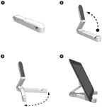 Kado Tablet Stand for Tablet, Adjustable Portable Monitor Holder, Foldable iPad - Image 6