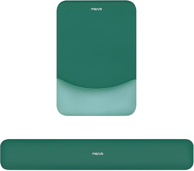 MOSISO Wrist Rest Support for Mouse Pad&Keyboard Set, Rectangular Ergonomic by MOSISO