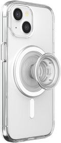 PopSockets iPhone 15 Case with Round Phone Grip Compatible with MagSafe by PopSockets
