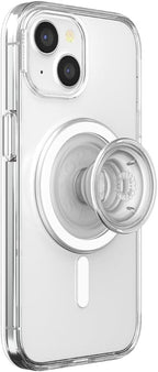 PopSockets iPhone 15 Case with Round Phone Grip Compatible with MagSafe by PopSockets