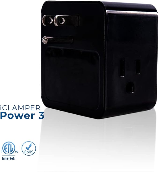 Clamper 3-Outlet Surge Protector 1800 Joules, - Image 2