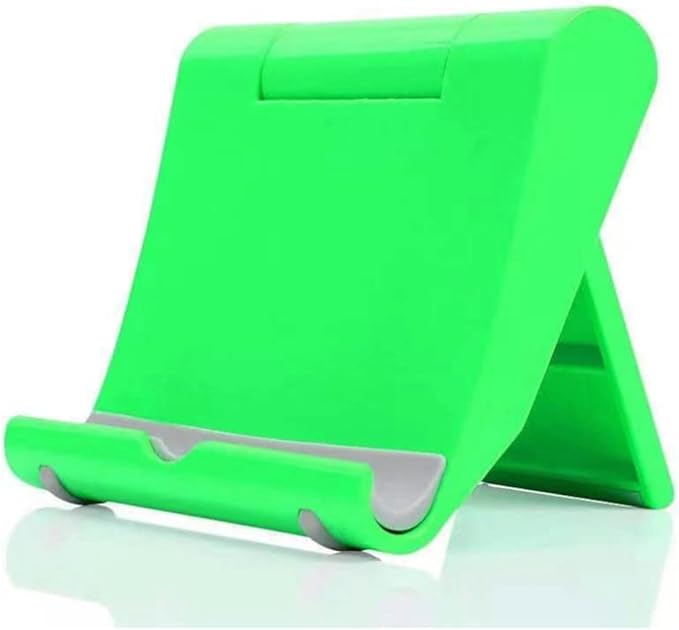 Cell Phone Stand for Desk Foldable Cell Phone Holder Desk Tablet Holder Mobile by JUSDIQIR