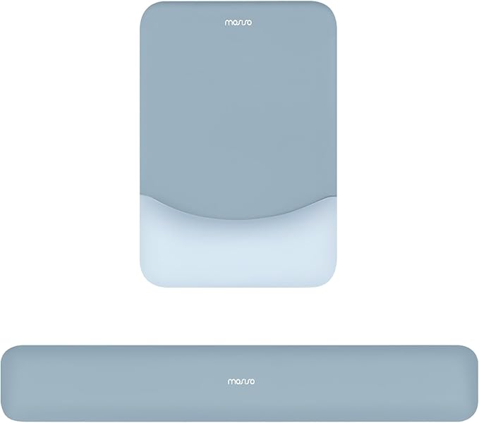 MOSISO Wrist Rest Support for Mouse Pad&Keyboard Set, Rectangular Ergonomic by MOSISO