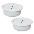 2 Pcs Desk Grommet 2-1/16" / 53 mm, Desk Hole Cover by EASYEAH