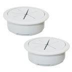 2 Pcs Desk Grommet 2-1/16" / 53 mm, Desk Hole Cover by EASYEAH