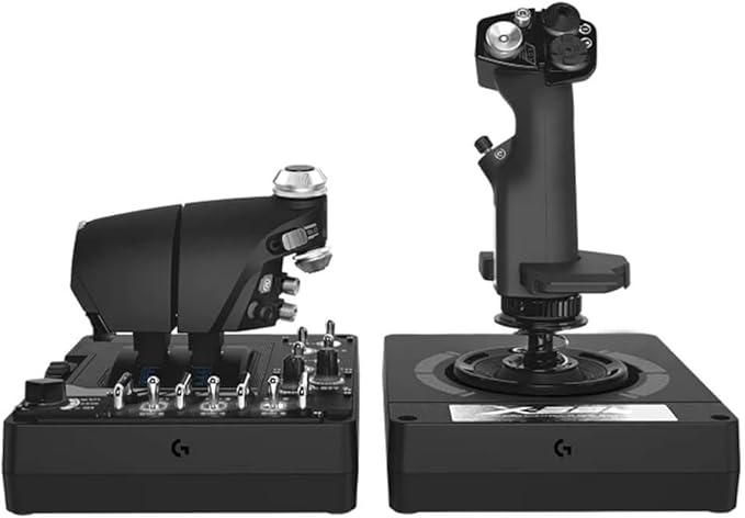 Logitech G X56 H.O.T.A.S Throttle and Joystick Flight Simulator Game Controller - Image 4