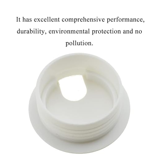 HAHIYO 2Pcs 1.5Inch/38mm White ABS Plastic U-Shaped Desk Grommet Wire Grommet - Image 3