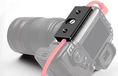Cable Clamp Quick Release Plate Locker DSLR Camera Online Photographing by NovelGoal