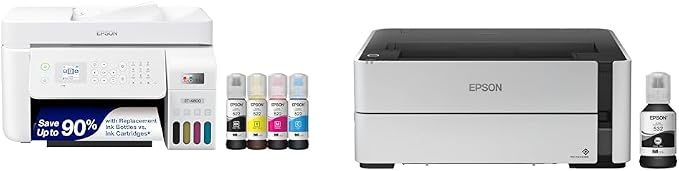 Epson EcoTank ET-4800 Wireless All-in-One Cartridge-Free Supertank Printer & by Epson