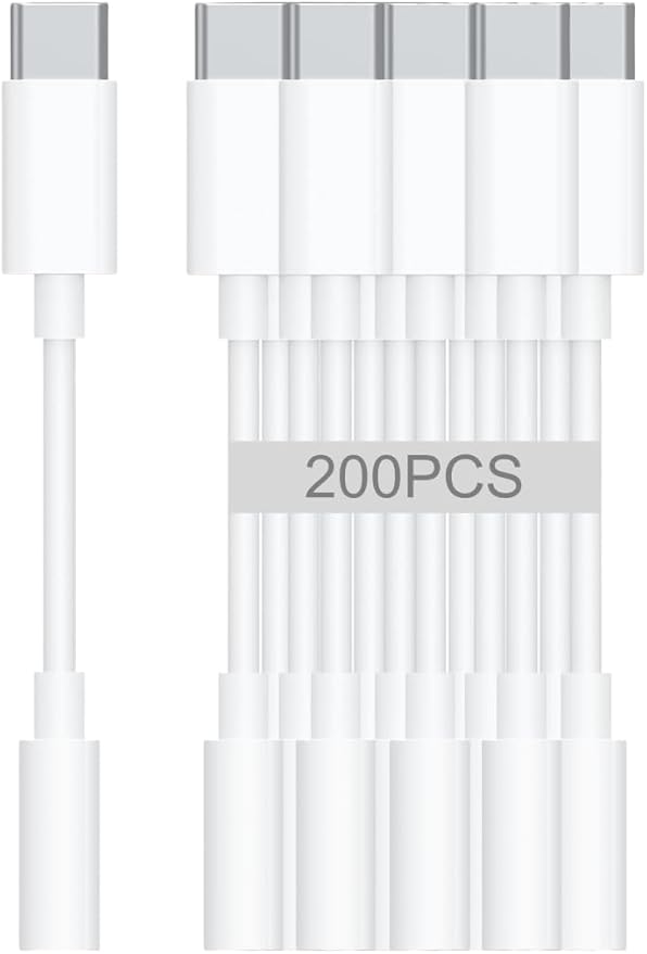 USB-C to 3.5mm Audio Headphone Adapter by Phoie