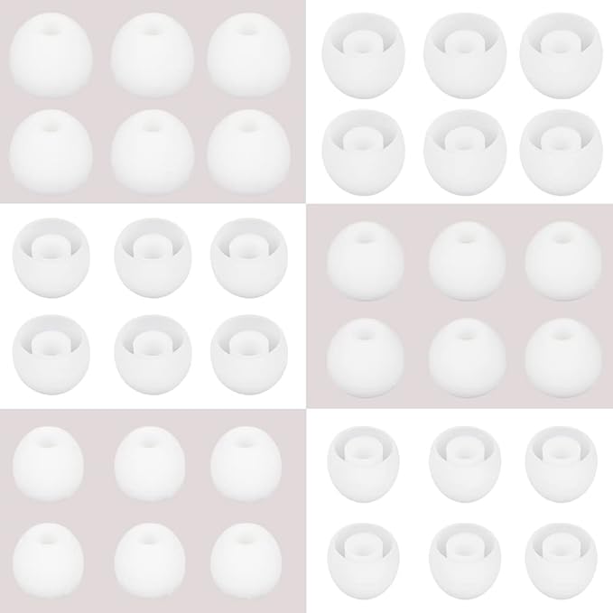 18 Pairs Silicone Ear Tips Replacement Earbud Tips - Image 7