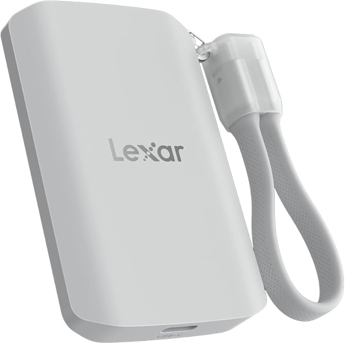 Lexar 1TB ES5 Magnetic External SSD, Compatible w/MagSafe, USB-C Smartphones by Lexar