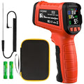 Infrared Thermometer Temperature Gun -58°F to 1796°, 16:1 Non Contact Laser by SURPEER