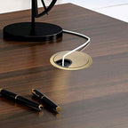 Desk Grommet for Wire Organizer, PC Computer Desk Plastic Grommet Cord - Image 2