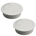 2 Pcs Desk Grommet 2-1/16" / 53 mm, Desk Cord Hole Cover, Cable Grommet ABS by EASYEAH