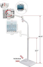 IDEE Tablet Floor Stand with 10lb Heavy Duty Base, 360 Degree Adjustable Tall - Image 3