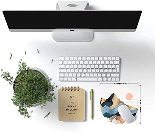 Mouse Pad, Sunrise Mountain Mouse Pad, Cute Small Round Mousepad - Image 6