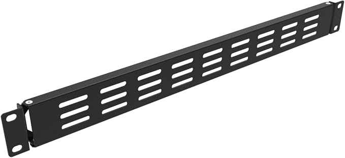 1U Hinged Vented Rack Mount Blank Panel Spacer by Followme