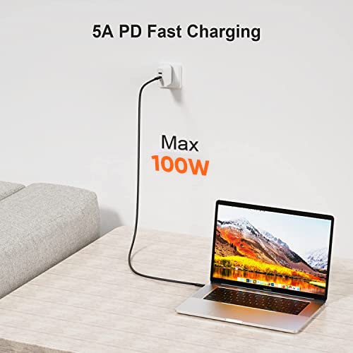 CableCreation USB 4 Cable for Thunderbolt 4/3, 2.6FT 40Gbps 100W USB C Cable - Image 6