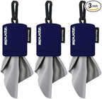 SPUDZ Classic Microfiber Lens Cleaner – Clip-On Pouch, Washable – by ALPINEINNOVATIONS