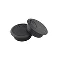 HAHIYO 2Pcs 2Inch/50mm Black ABS Plastic Sector-shaped Desk Grommet Wire by HAHIYO