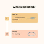 2 Pack PHONSUN Universal Sim Card Tray Removal Tool SD Opening Eject Pin fits - Image 5