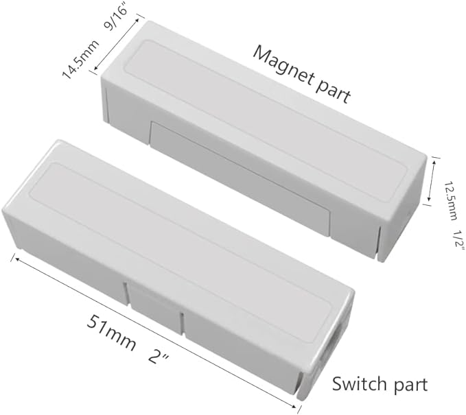 5 Pack NC Magnetic Switch Contacts Door Sensor - Image 4