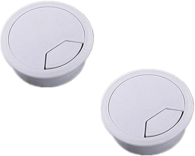 2pcs 2 inch Desk Wire Cord Cable Grommets Hole Cover by DISIWENE