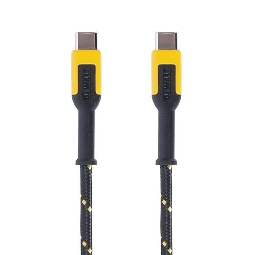 DEWALT Heavy Duty USB C Cable, Jobsite 60 Watt USB C Cable, High Speed Type-C - Image 10