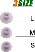 Silicone Ear Tips for Galaxy Buds 2 Replacement Earbud Tips, 6 Pairs LMS Purple - Image 4