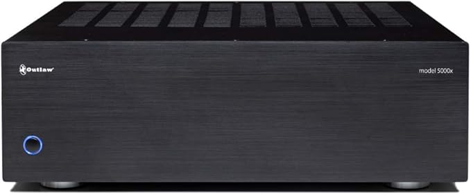 Outlaw Model 5000x 5000 x 5-Channel Power Amplifier | 5x120 Watts Continuous | by Outlaw+Audio
