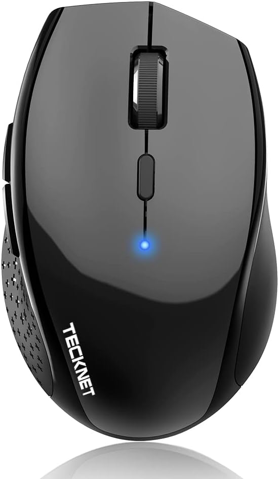 TECKNET Bluetooth Mouse, 4800 DPI Wireless Mouse, 2-Year Battery 6 Adjustable by Tecknet