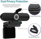 4K Webcam, HD Webcam 8MP- Laptop PC Desktop Computer Web Camera - Image 3