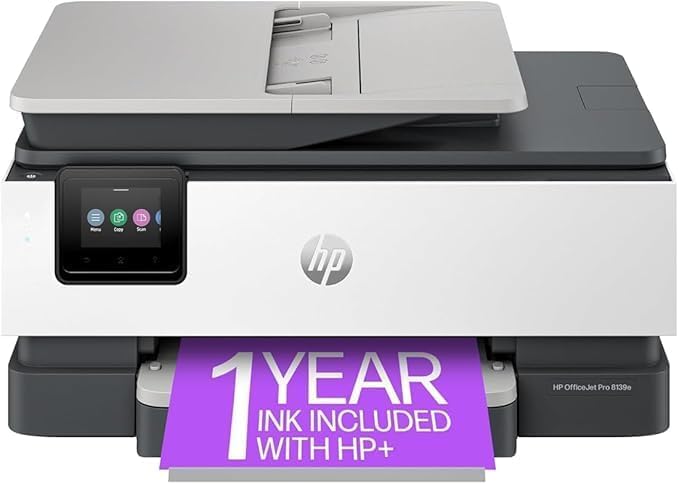 HP OfficeJet Pro 8139e Wireless All-in-One Color Inkjet Printer, Duplex by HP