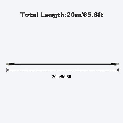 Alvin's Cables M12 X Coded 8 Pin Male to RJ45 Shielded Ethernet Cable M12 8 - Image 7