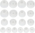Earbud Tips - 9 Pairs Replacement Ear Tips Compatible by DMZHY
