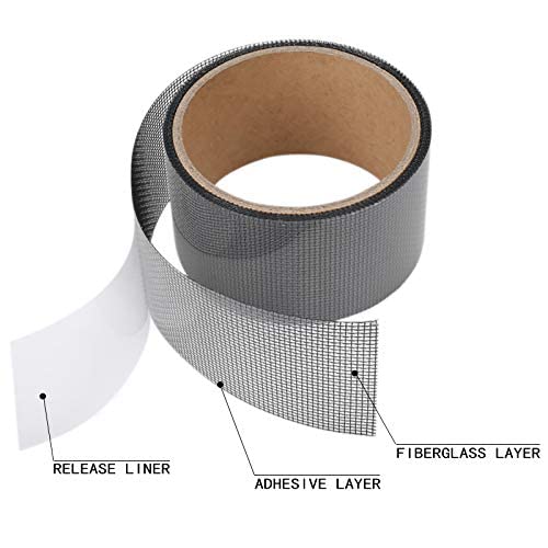 Window Screen Repair Kit Tape Fiberglass Repair Kit - Image 6