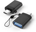 USB to USB C Adapter, USB-C Male to USB3.0 Female Adapter Thunderbolt 3 OTG by CNHIDEE