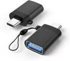 USB to USB C Adapter, USB-C Male to USB3.0 Female Adapter Thunderbolt 3 OTG by CNHIDEE