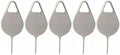 5 Pcs Silver Card Needle, Sim Card Tray Opening Removal Tool, Eject Pin Tool by Unknown