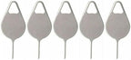 5 Pcs Silver Card Needle, Sim Card Tray Opening Removal Tool, Eject Pin Tool by Unknown