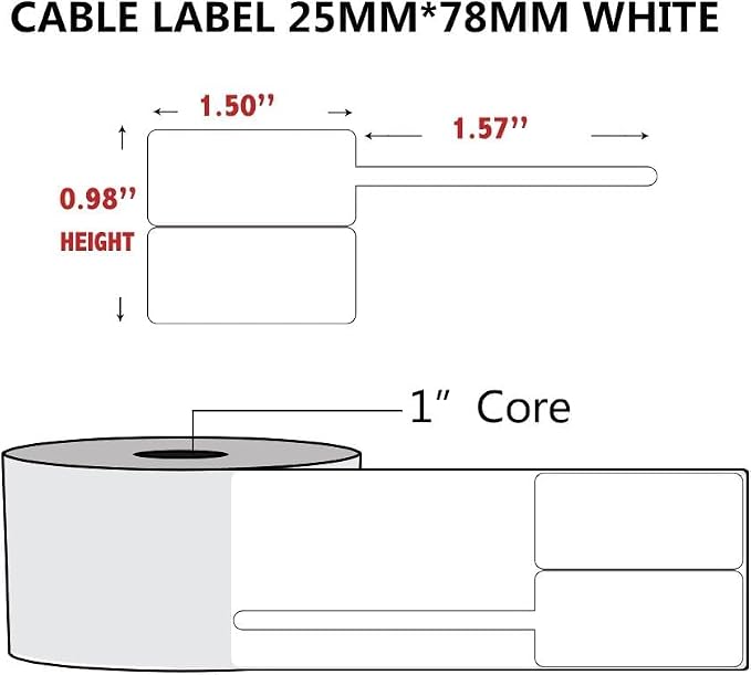 100 Pcs Cable Labels - Image 2