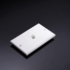 1-Port TV Cable Wall Plate F Connector Wall Plate Coax Wall Plate Video Wall - Image 7