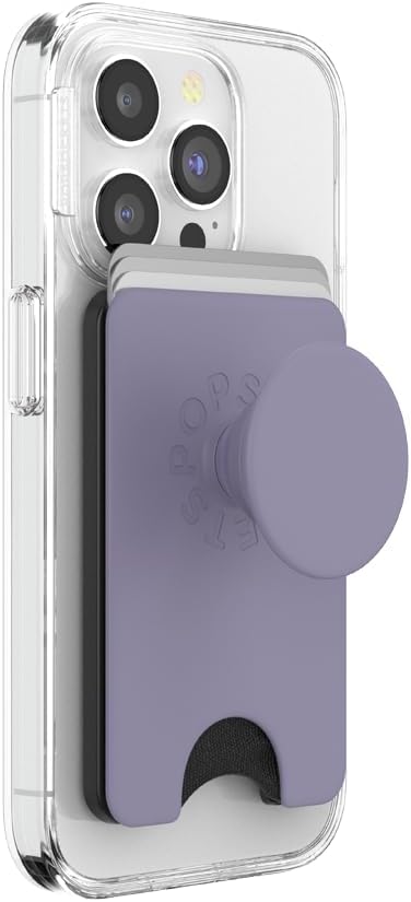 PopSockets Phone Wallet with Expanding Grip and Adapter Ring by PopSockets