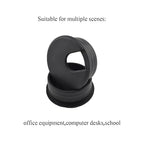 HAHIYO 2Pcs 1.77Inch/45mm Black ABS Plastic U-Shaped Desk Grommet Wire Grommet - Image 5