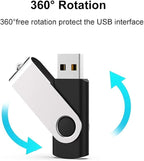 JUANWE 16GB USB Flash Drives 10 Pack, Bulk Thumb Drives USB 2.0 Foldable - Image 2