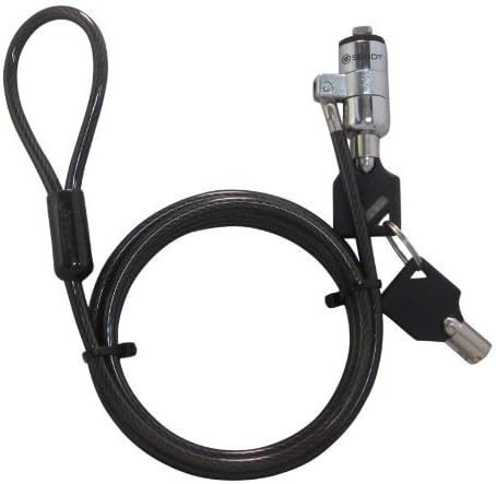Sendt Black Notebook/Laptop Keyed Lock Security Cable by Sendt
