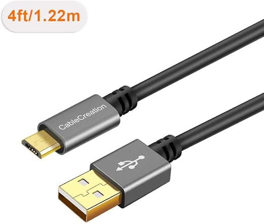 CableCreation Coiled USB to Micro USB Cable 0.56ft to 4ft, USB 2.0 A to Micro - Image 2
