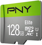 PNY 128GB Elite Class 10 U1 microSDXC Flash Memory Card - Image 2