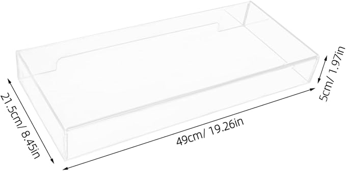 Cabilock Clear Desktop Computer Keyboard Cover Skin, Keyboard Cover, Acrylic - Image 2